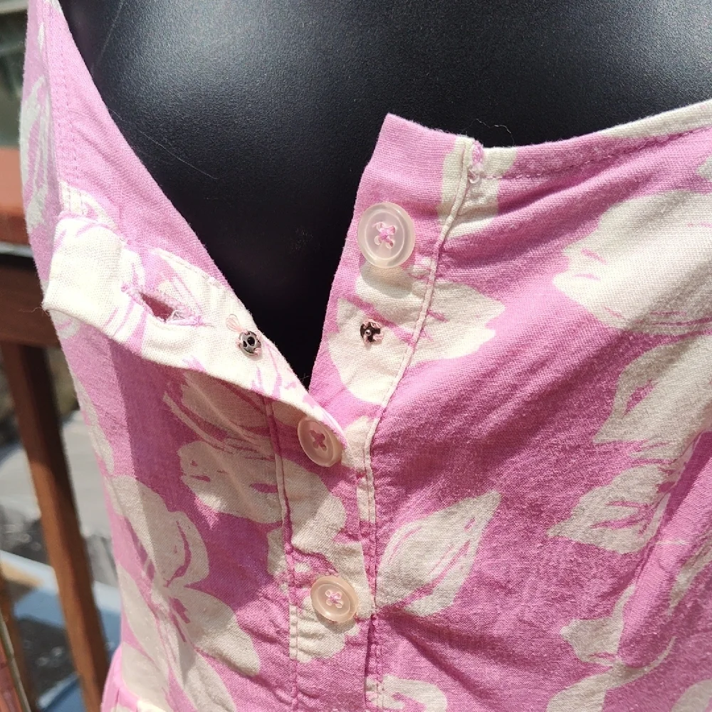 Free People Pink Maxi Sundress Spaghetti Strap - Picture 7 of 7